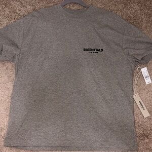 Essentials Fear of God Dark Oatmeal Short Sleeve Tee